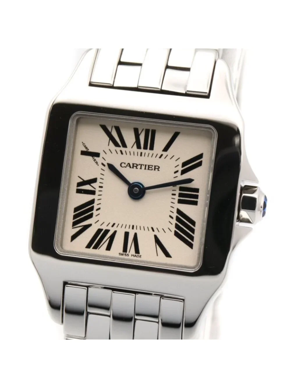 Cartier Watch Santos Demoiselle SM Ivory Stainless Steel